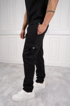 Day To Day T-Shirt And Cargo Jogger Set - Black(New Day To Day Straight Leg Full Tracksuit Pale Green) -Jk Attire 11
