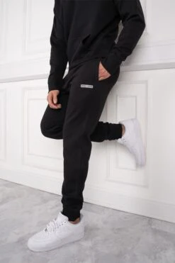 Day To Day Slim Fit Full Tracksuit - Black(Mens Day To Day Tracksuit Slim Fit Black) -Jk Attire 12 1