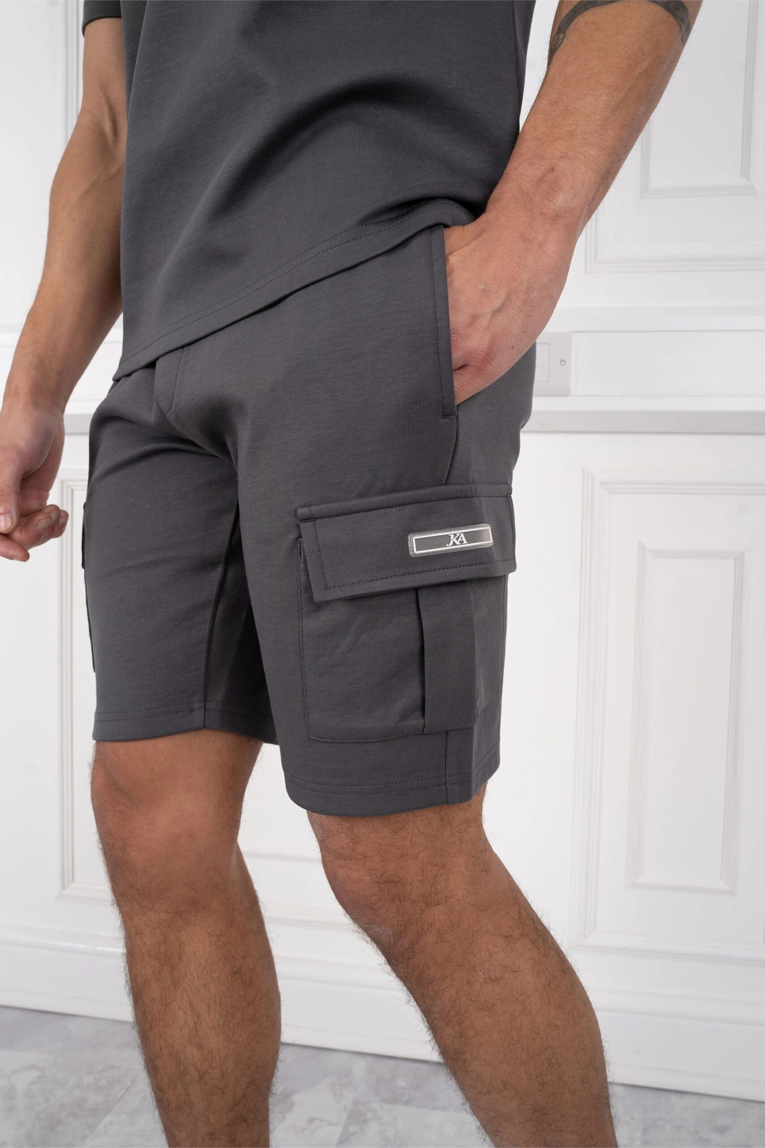 Day To Day Slim Fit Twin Set - Charcoal(Slim Fit Twin Set Charcoal) 5 Day To Day Slim Fit Twin Set - Charcoal(Slim Fit Twin Set Charcoal) - Image 5