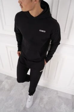 Day To Day Slim Fit Full Tracksuit - Black(Mens Day To Day Tracksuit Slim Fit Black)