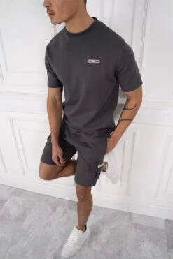 Day To Day Slim Fit Twin Set - Charcoal(Slim Fit Twin Set Charcoal)