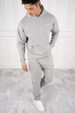 Day To Day Straight Leg Full Tracksuit - Grey Marl(Day To Day Straight Leg Full Tracksuit Grey Marl) -Jk Attire 1 21c11355 0dce 4c67 bf95 0c0df9e92004