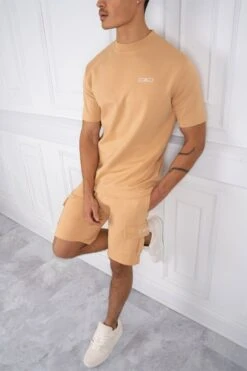 Day To Day Slim Fit Twin Set - Latte(Slim Fit Twin Set Latte)