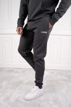 Day To Day Slim Fit Full Tracksuit - Charcoal Grey(Mens Day To Day Tracksuit Slim Fit Navy) -Jk Attire 25