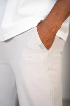 Waffle Straight Leg Joggers - Grey(Waffle Straight Leg Joggers Grey) -Jk Attire 3.WaffleStraightLegJoggersGrey 0001 DSC01853