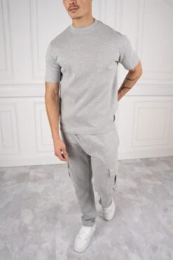 Day To Day T-Shirt And Cargo Jogger Set - Grey Marl(New Day To Day T Shirt And Jogger Set Grey Marl) -Jk Attire 4 8774b37e 72ea 40c9 a918 609bbce92272