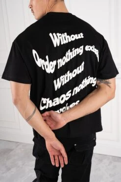 Evolve Puff Print Oversized T-Shirt - Black(New Summer Evolve Puff Print Oversized T Shirt Black) -Jk Attire 52