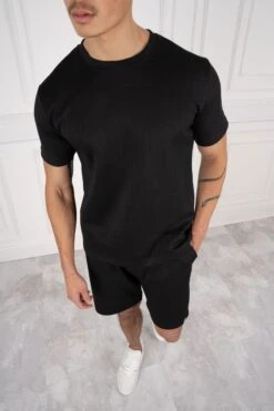 Herringbone Full Twin Set - Black(New Herringbone Twin Set Black)