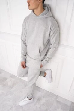 Day To Day Slim Fit Full Tracksuit - Grey Marl(Day Slim Fit Full Tracksuit Grey Marl)