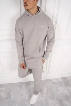 Day To Day Straight Leg Full Tracksuit - Grey(New Day To Day Straight Leg Full Tracksuit Grey)