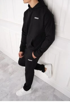 Day To Day Straight Leg Full Tracksuit - Black(Day To Day Straight Leg Full Tracksuit Black)