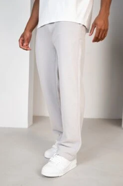 Waffle Straight Leg Joggers - Grey(Waffle Straight Leg Joggers Grey) -Jk Attire 6.WaffleStraightLegJoggersGrey 0005 DSC01849