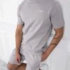 Day To Day Slim Fit Twin Set - Light Grey(Slim Fit Twin Set Light Grey)