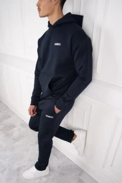 Day To Day Straight Leg Full Tracksuit - Navy(New Day To Day Straight Leg Full Tracksuit Navy)