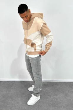 Cut And Sew Panel Double Zip Hoodie - Stone(Heartless Puff Print Hoodie Black Copy) 10 Cut And Sew Panel Double Zip Hoodie - Stone(Heartless Puff Print Hoodie Black Copy) -Jk Attire A 4324e3d4 baa7 43c9 b408 8684575b4f3e