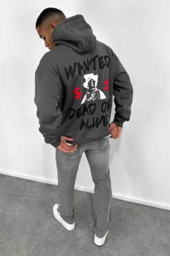 Dead Or Alive Puff Print Hoodie - Charcoal(Dead Or Alive Puff Print Hoodie Charcoal) -Jk Attire A 66ec2c9b 6b09 4841 9b2b 05fcd60661ae