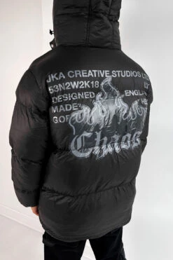 Landmark Puffer Jacket - Black/Charcoal(Mjk10 2098 Bk) -Jk Attire BLACK 1 6deb5947 06da 4f96 9064 4be4b2a80f37