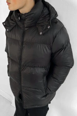 Landmark Puffer Jacket - Black/Charcoal(Mjk10 2098 Bk) -Jk Attire BLACK 4 533a9098 d5ae 45d2 b193 7455df269a24
