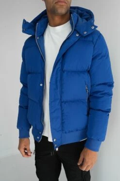 Boxy Down Insulated Puffer Jacket - Blue(New Winter Mjk11 2228 Bl) -Jk Attire BLUE3