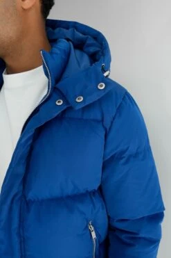 Boxy Down Insulated Puffer Jacket - Blue(New Winter Mjk11 2228 Bl) -Jk Attire BLUE5