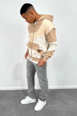 Cut And Sew Panel Double Zip Hoodie - Stone(Heartless Puff Print Hoodie Black Copy) 11 Cut And Sew Panel Double Zip Hoodie - Stone(Heartless Puff Print Hoodie Black Copy) -Jk Attire B 89b3a005 cdf2 40d9 902f 5290afed9aaa