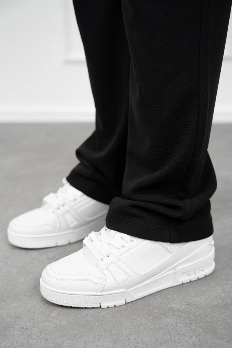 Waffle Straight Joggers - Black(Mpt14 2449 Bk) 7 Waffle Straight Joggers - Black(Mpt14 2449 Bk) - Image 7