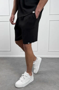 Pleated Shorts - Black(Msh14 2426 Bk)