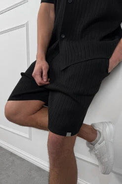 Pleated Shorts - Black(Msh14 2426 Bk) -Jk Attire Black 1 6f420d40 47e5 4bc3 914c be6528ea7325