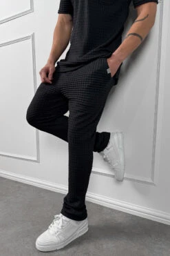 Structured Trousers - Black(Msh14 2430 Bk) -Jk Attire Black 2 be922bc4 d901 4b9d 9b0b 04d019086466