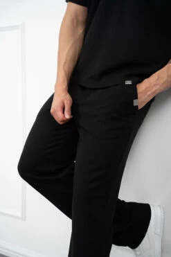 Waffle Straight Joggers - Black(Mpt14 2449 Bk) 10 Waffle Straight Joggers - Black(Mpt14 2449 Bk) -Jk Attire Black 4 503a5728 96b9 4851 a804 cdb9ba421d2b
