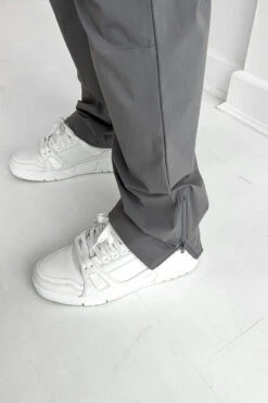 Nylon Split Hem Cargo - Grey(New Nylon Split Hem Cargo Charcoal) -Jk Attire CARGOGREY1