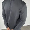 Scuba Quarter Zip Jumper - Charcoal(New Scuba Quarter Zip Jumper Charcoal)