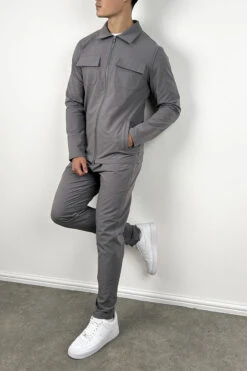 Tailored Cargo Pant - Charcoal(New Utility Technical Pant Charcoal) -Jk Attire CHARC3