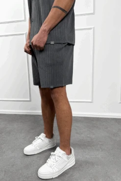 Pleated Shorts - Charcoal(Msh14 2426 Ow)