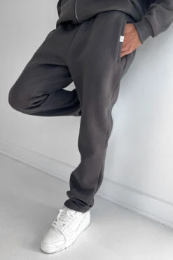 Essential Straight Leg Jogger - Charcoal(New Day To Day Zip Up Joggers Charcoal)