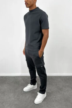 Day To Day Slim Fit T-Shirt - Charcoal(Day To Day Slim Fit T Shirt Charcoal) -Jk Attire C a7852e74 9133 49df 8c1c 8f584605faae