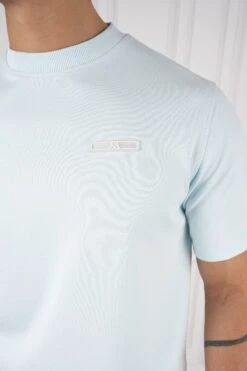 Day To Day Slim Fit Twin Set - Pastel Blue(Slim Fit Twin Set Pastel Blue) -Jk Attire DSC00032