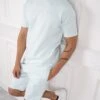 Day To Day Slim Fit Twin Set - Pastel Blue(Slim Fit Twin Set Pastel Blue)