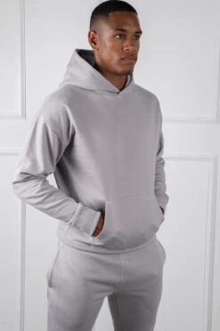 Slim Fit Hoodie - Grey(Slim Fit Hoodie Grey) -Jk Attire DSC00075