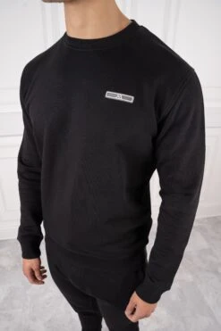Day To Day Crew Neck TS Sweatshirt - Black(New Day To Day Crew Sweatshirt Black)