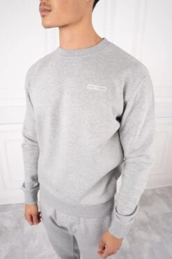 Day To Day Crew Neck TS Sweatshirt - Grey Marl(New Day To Day Crew Sweatshirt Grey Marl)