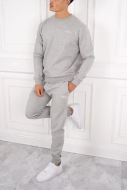 Day To Day Crew Neck TS Sweatshirt - Grey Marl(New Day To Day Crew Sweatshirt Grey Marl) -Jk Attire DSC00258 e0addd48 0264 4949 9cbf 9d125d460ece