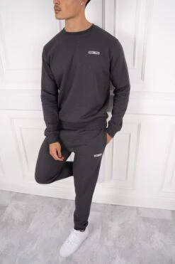 Day To Day Crew Neck TS Joggers - Charcoal(New Day To Day Crew Neck Joggers Charcoal) -Jk Attire DSC00305 9a39ef09 3599 47f3 8cc6 c2bc07560b83