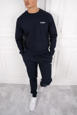 Day To Day Crew Neck TS Joggers - Navy(New Day To Day Crew Joggers Navy) -Jk Attire DSC00352 7d61856a f5cf 40d5 8538 81329304be38