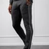 Piping Detail Straight Leg Jogger - Charcoal(Piping Detail Straight Leg Jogger Charcoal)