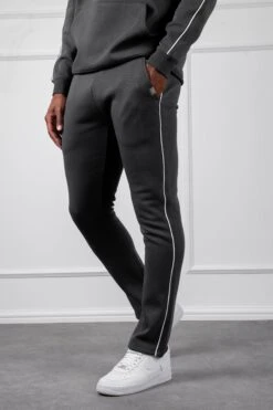 Piping Detail Straight Leg Jogger - Charcoal(Piping Detail Straight Leg Jogger Charcoal)