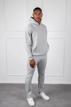 Piping Detail Straight Leg Jogger - Grey Marl(Piping Detail Straight Leg Jogger Grey Marl) -Jk Attire DSC00401 cd940929 ac38 4d15 a217 42e9d564800e