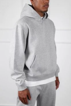 Oversized Boxy Hoodie - Grey Marl(Oversized Boxy Hoodie Grey Marl) -Jk Attire DSC00450 a615a5d5 3f92 4b1b b6e3 4046b54fe0ef