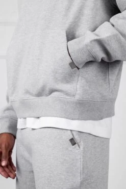 Oversized Boxy Hoodie - Grey Marl(Oversized Boxy Hoodie Grey Marl) -Jk Attire DSC00457 56301147 3a2d 4b8a 86aa 0f72cf8e6d49