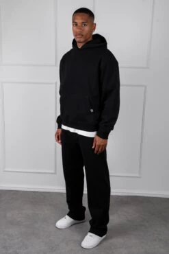 Oversized Boxy Hoodie - Black(Oversized Boxy Hoodie Black) -Jk Attire DSC00473